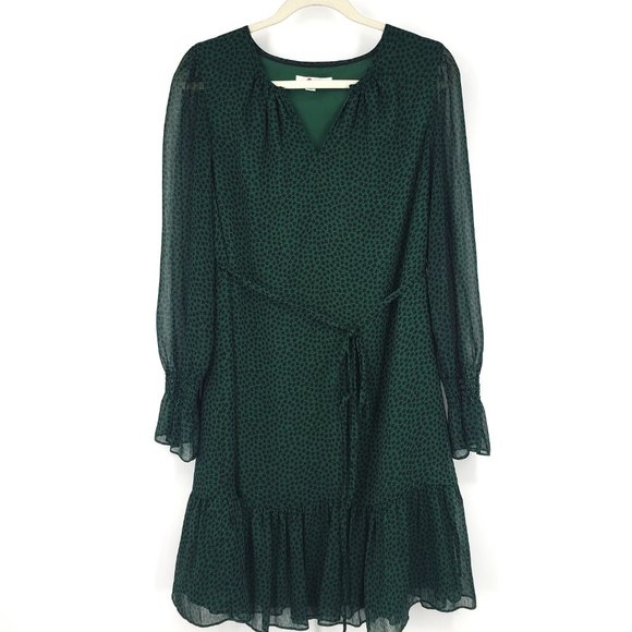 Boden Green Long Sleeve Dress - Picture 3 of 11